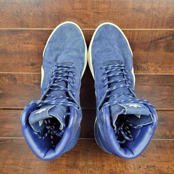 Adidas Tubular Instinct High Athletic Basketball Sneakers Blue Mens Size 12 - Picture 9 of 9
